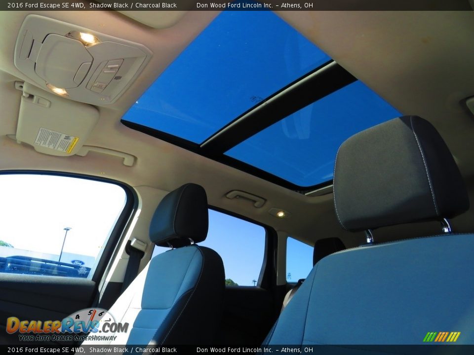 2016 Ford Escape SE 4WD Shadow Black / Charcoal Black Photo #2