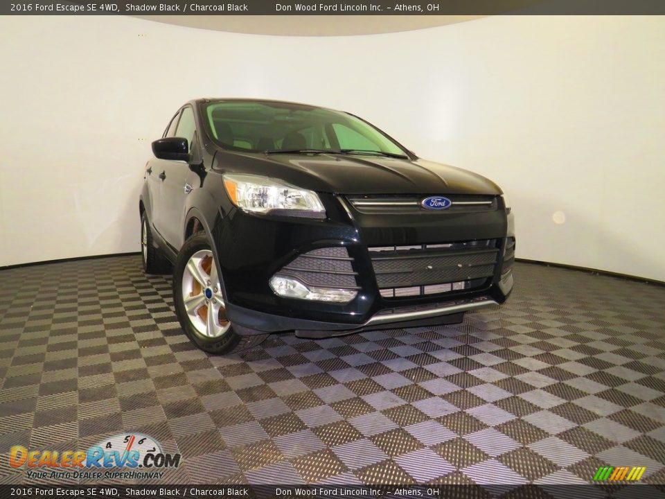 2016 Ford Escape SE 4WD Shadow Black / Charcoal Black Photo #3