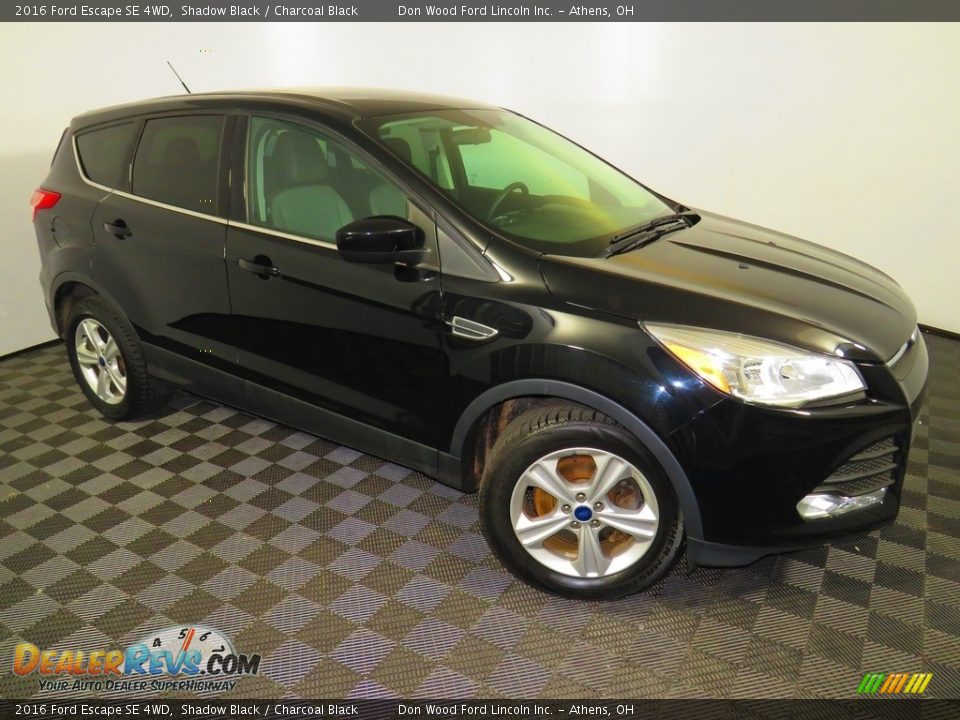 2016 Ford Escape SE 4WD Shadow Black / Charcoal Black Photo #4