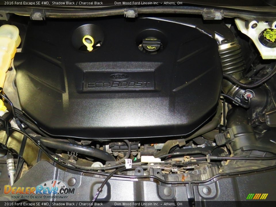 2016 Ford Escape SE 4WD Shadow Black / Charcoal Black Photo #8