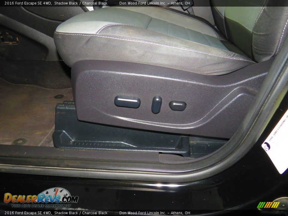 2016 Ford Escape SE 4WD Shadow Black / Charcoal Black Photo #19