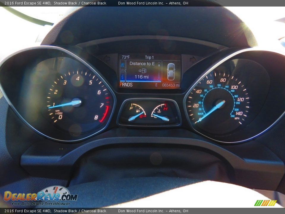 2016 Ford Escape SE 4WD Shadow Black / Charcoal Black Photo #29