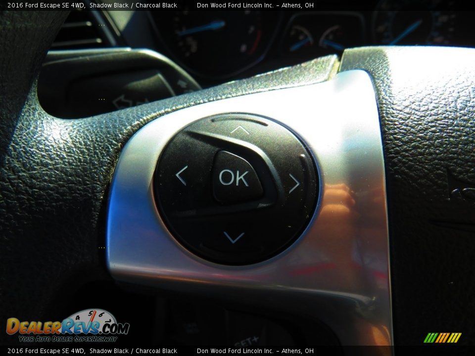 2016 Ford Escape SE 4WD Shadow Black / Charcoal Black Photo #33