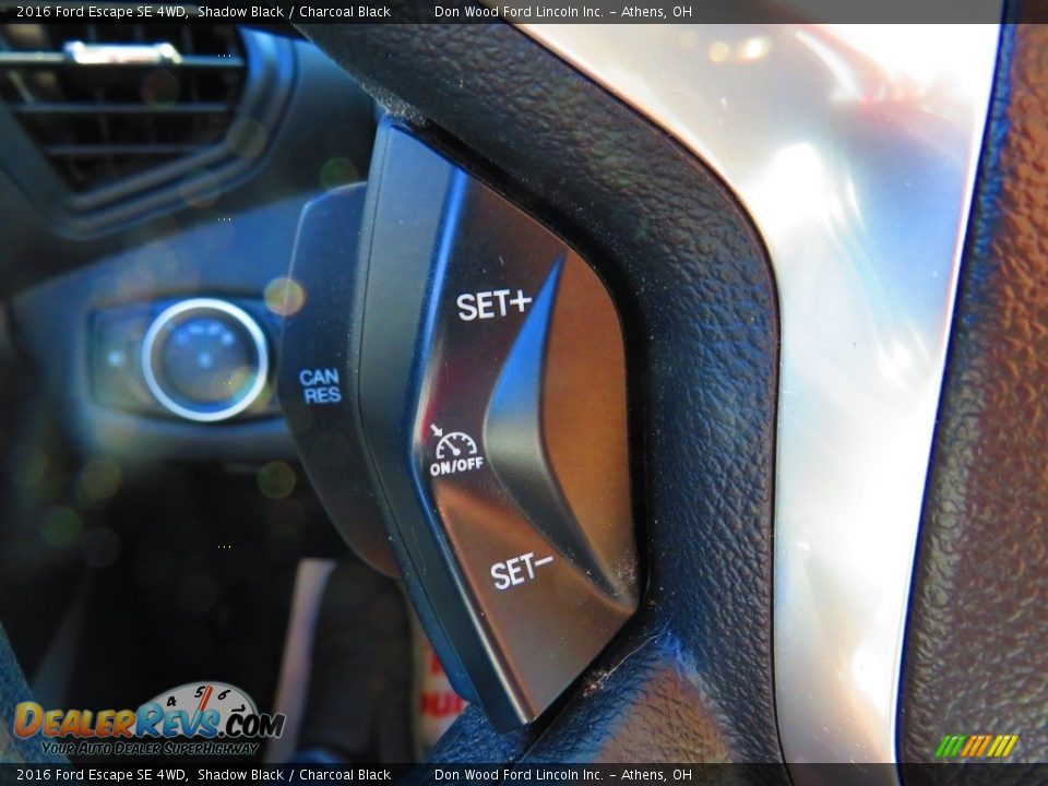 2016 Ford Escape SE 4WD Shadow Black / Charcoal Black Photo #34