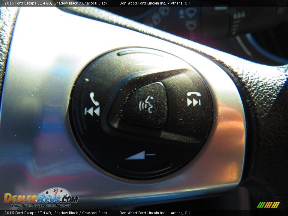 2016 Ford Escape SE 4WD Shadow Black / Charcoal Black Photo #35