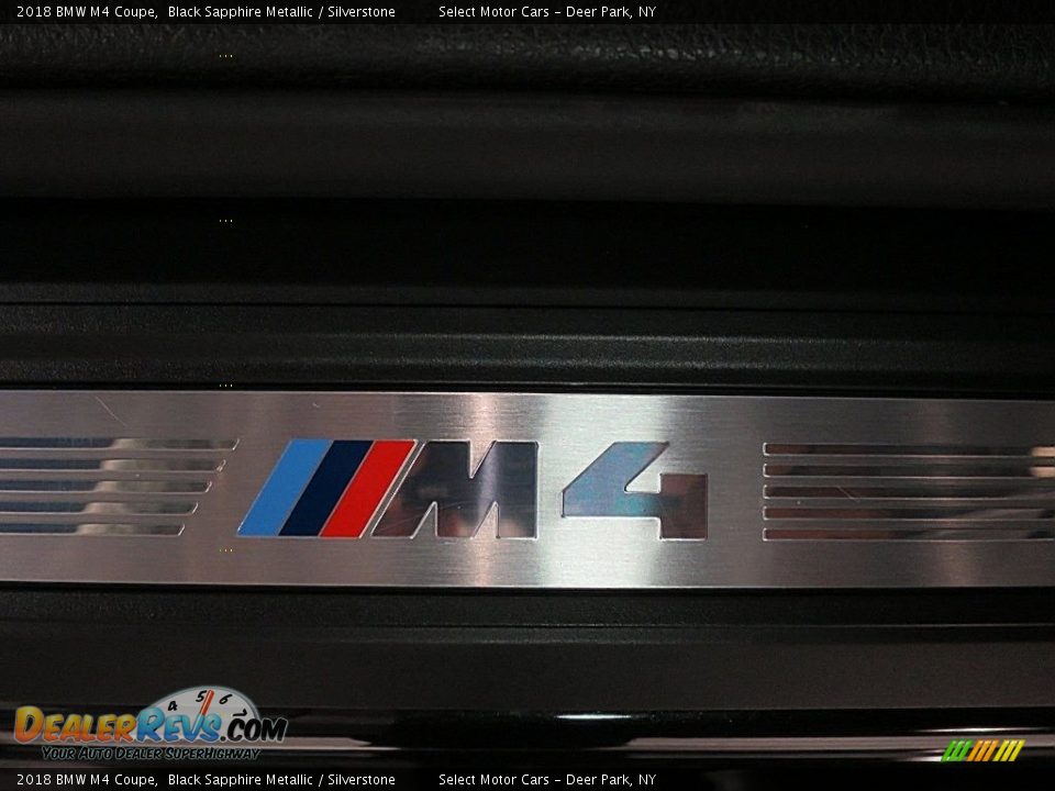 2018 BMW M4 Coupe Black Sapphire Metallic / Silverstone Photo #32
