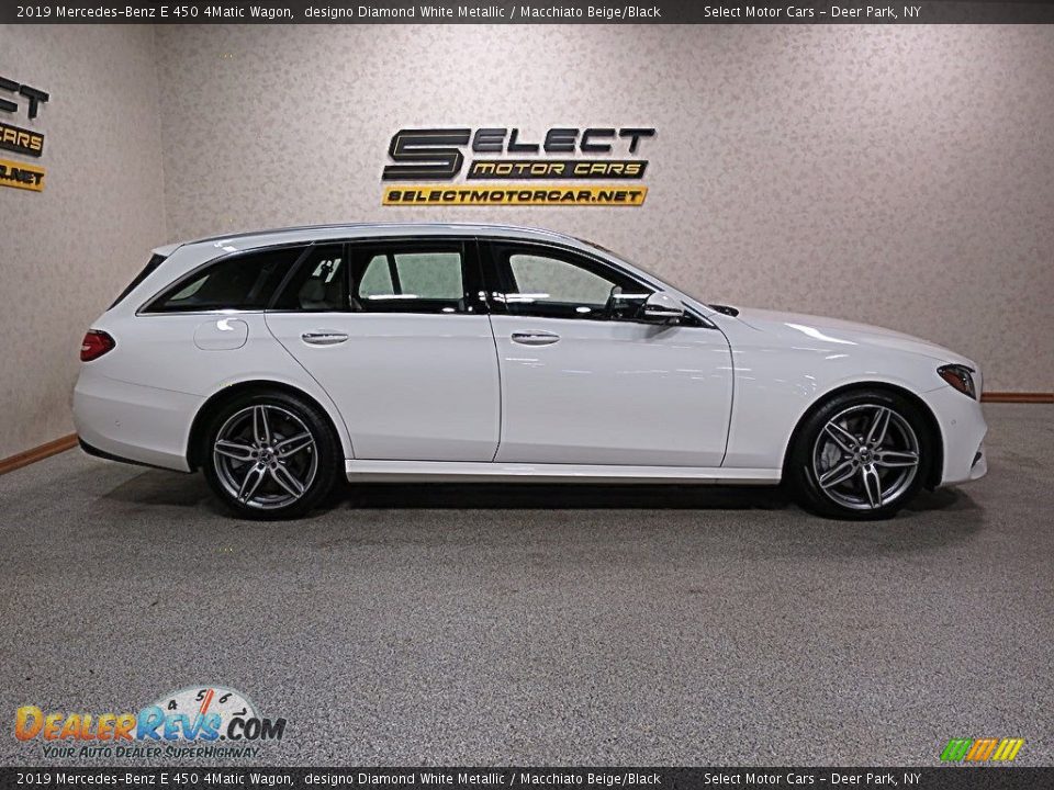 2019 Mercedes-Benz E 450 4Matic Wagon designo Diamond White Metallic / Macchiato Beige/Black Photo #4
