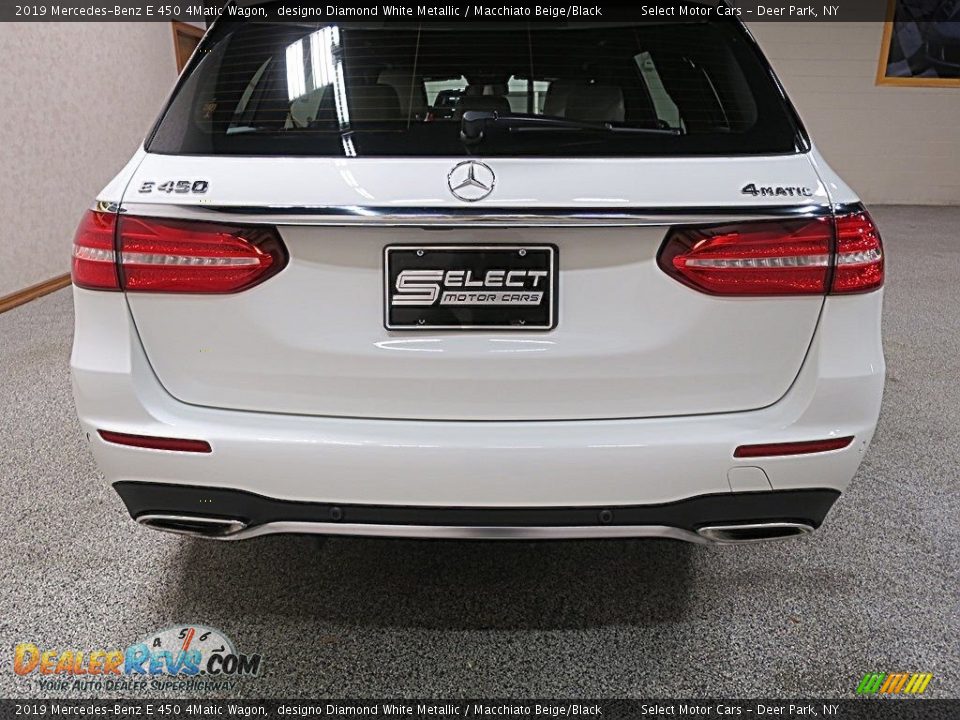 2019 Mercedes-Benz E 450 4Matic Wagon designo Diamond White Metallic / Macchiato Beige/Black Photo #5