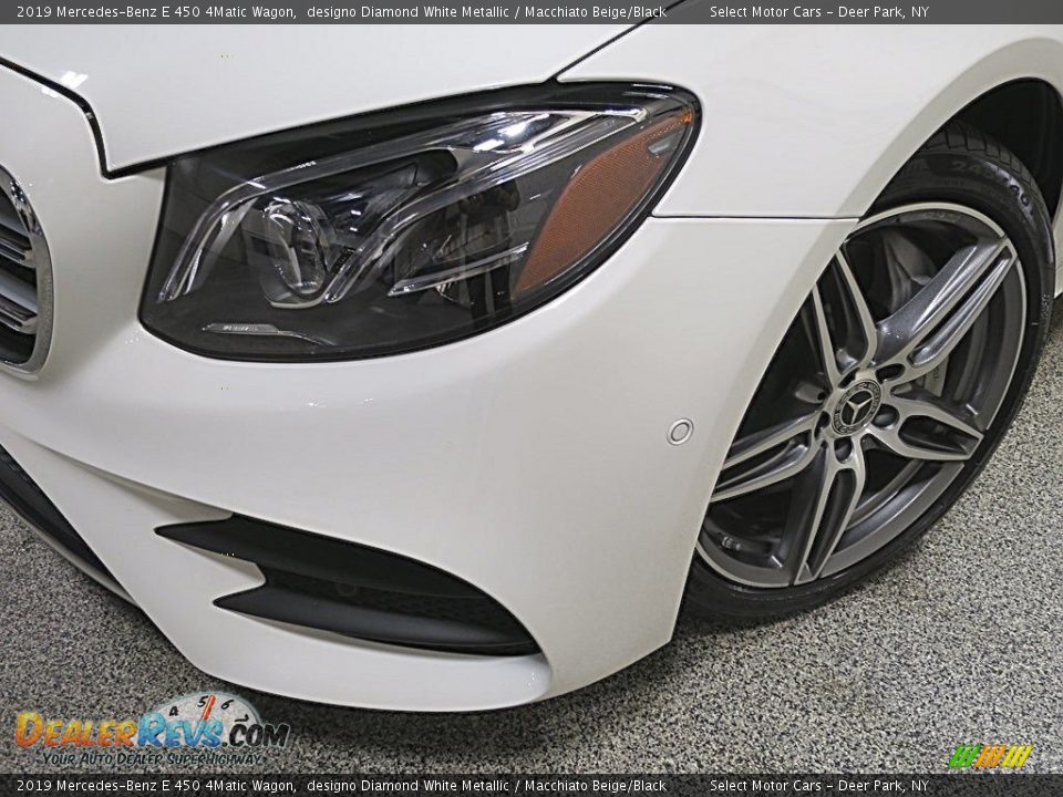2019 Mercedes-Benz E 450 4Matic Wagon designo Diamond White Metallic / Macchiato Beige/Black Photo #9