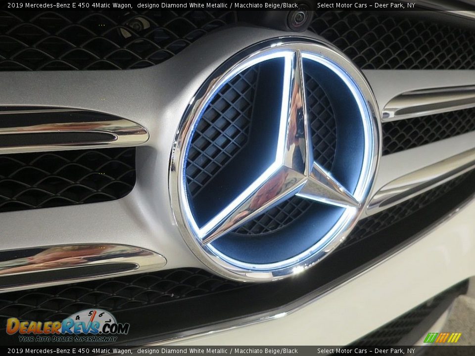 2019 Mercedes-Benz E 450 4Matic Wagon designo Diamond White Metallic / Macchiato Beige/Black Photo #11