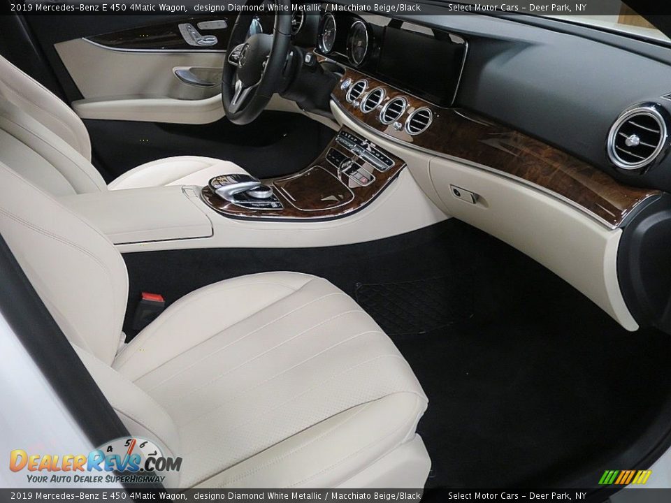 2019 Mercedes-Benz E 450 4Matic Wagon designo Diamond White Metallic / Macchiato Beige/Black Photo #16