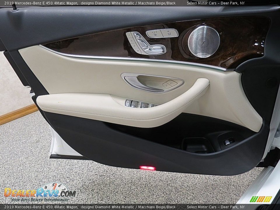 2019 Mercedes-Benz E 450 4Matic Wagon designo Diamond White Metallic / Macchiato Beige/Black Photo #18
