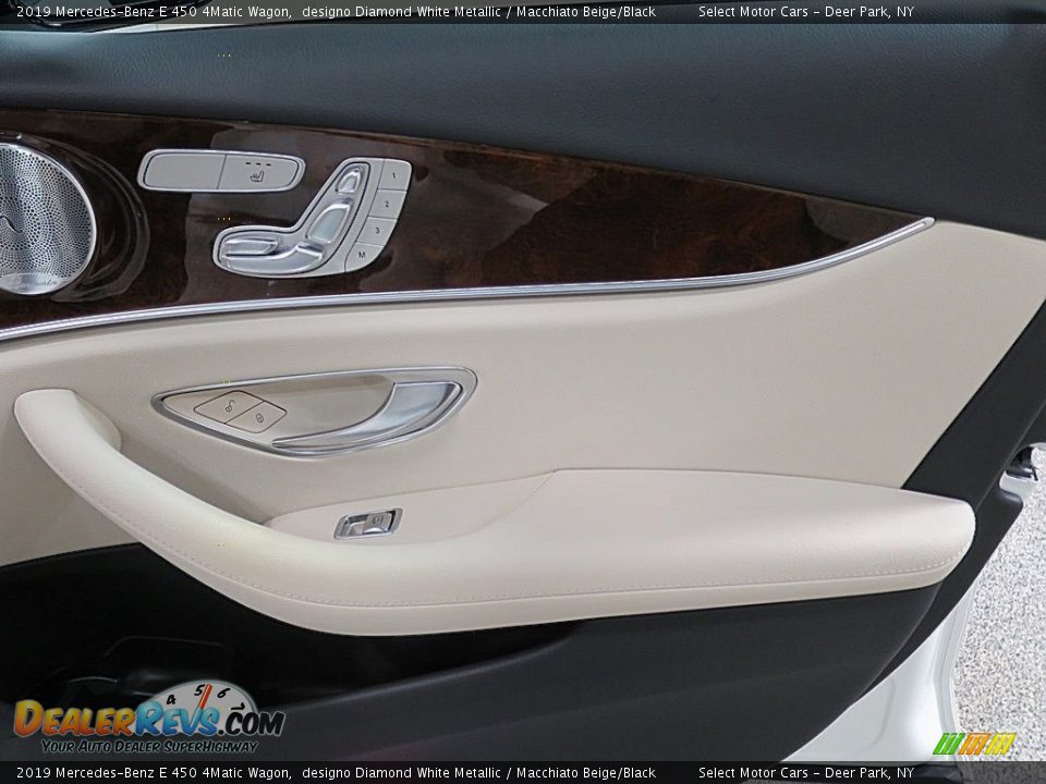 2019 Mercedes-Benz E 450 4Matic Wagon designo Diamond White Metallic / Macchiato Beige/Black Photo #19