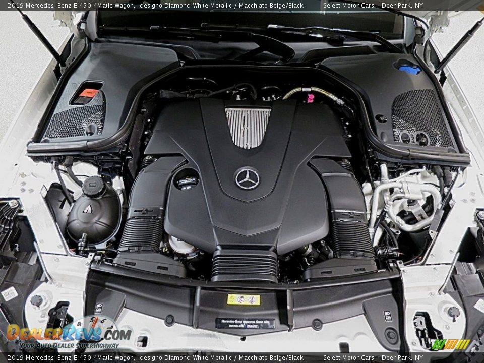 2019 Mercedes-Benz E 450 4Matic Wagon designo Diamond White Metallic / Macchiato Beige/Black Photo #36