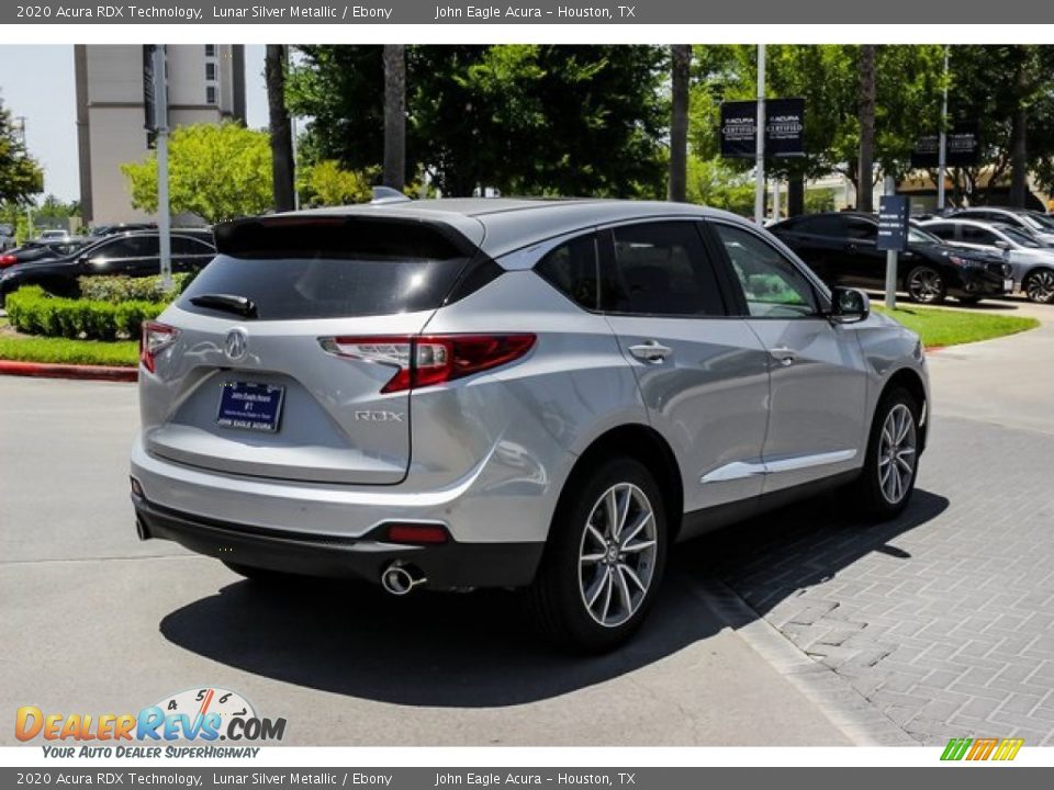 2020 Acura RDX Technology Lunar Silver Metallic / Ebony Photo #7