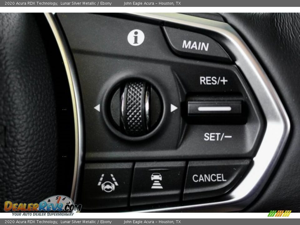 2020 Acura RDX Technology Lunar Silver Metallic / Ebony Photo #32