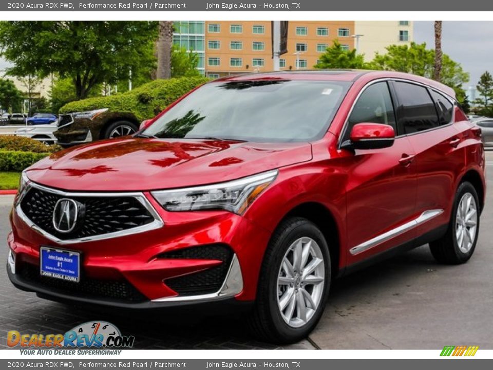 2020 Acura RDX FWD Performance Red Pearl / Parchment Photo #2