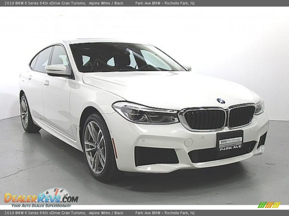 2019 BMW 6 Series 640i xDrive Gran Turismo Alpine White / Black Photo #5