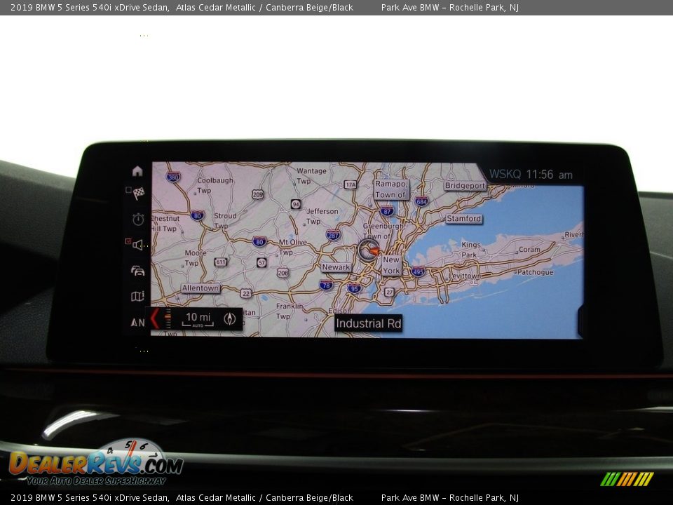 2019 BMW 5 Series 540i xDrive Sedan Atlas Cedar Metallic / Canberra Beige/Black Photo #25