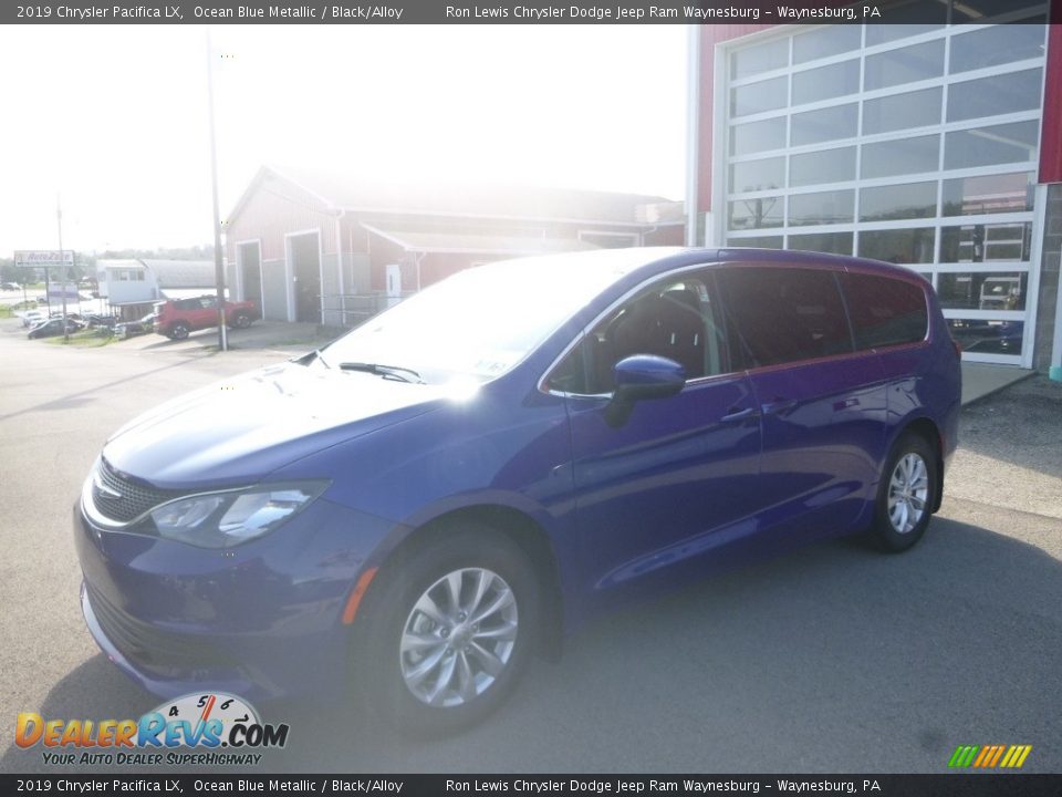 2019 Chrysler Pacifica LX Ocean Blue Metallic / Black/Alloy Photo #1