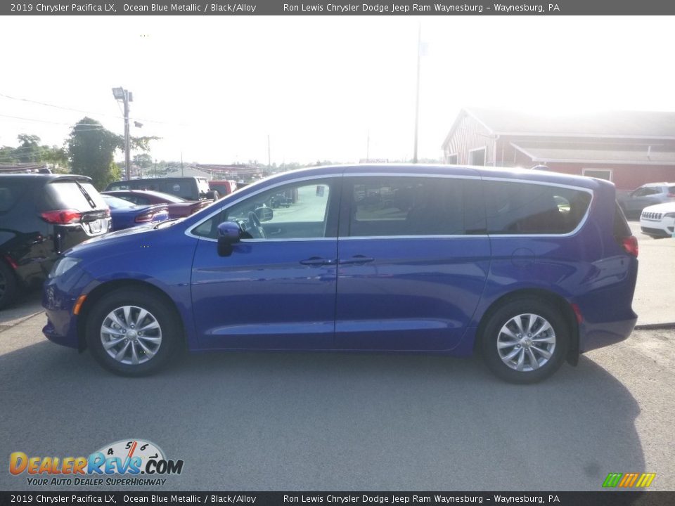 2019 Chrysler Pacifica LX Ocean Blue Metallic / Black/Alloy Photo #2