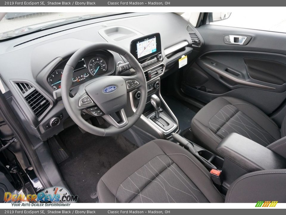 2019 Ford EcoSport SE Shadow Black / Ebony Black Photo #4