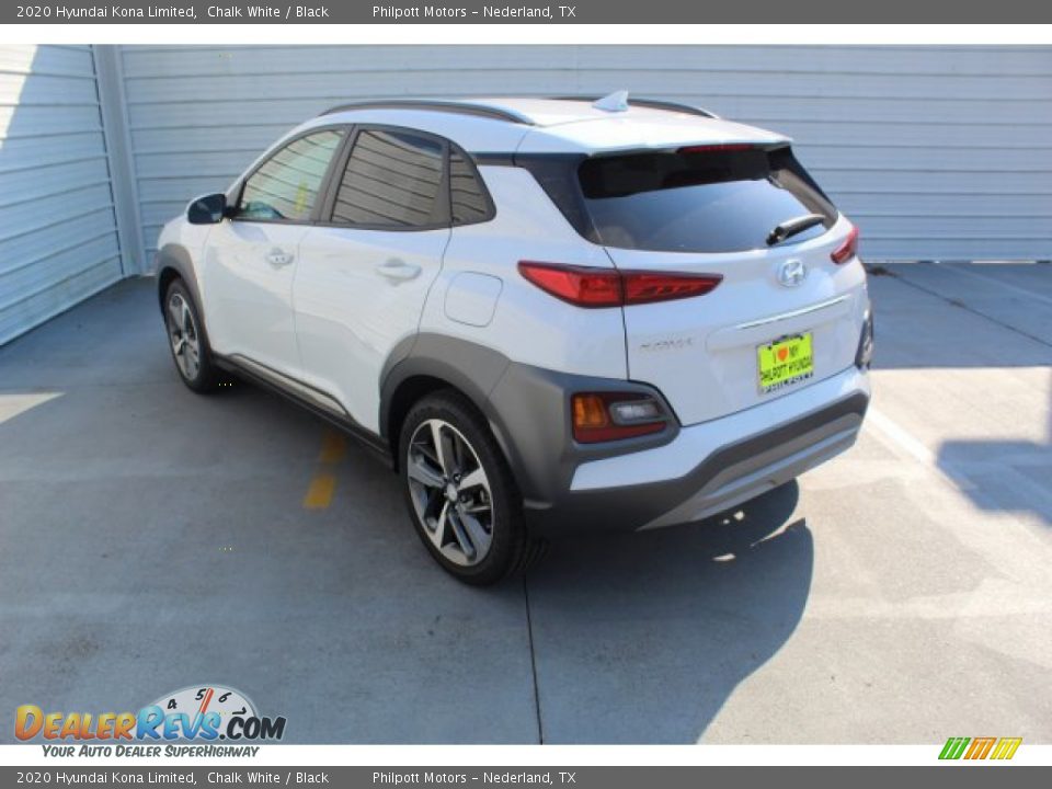 2020 Hyundai Kona Limited Chalk White / Black Photo #6