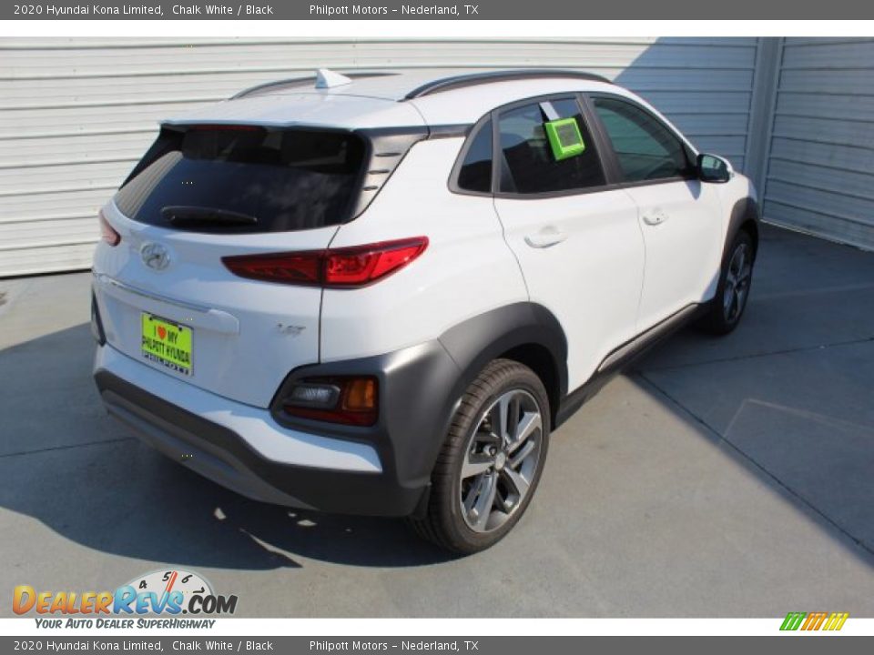 2020 Hyundai Kona Limited Chalk White / Black Photo #8