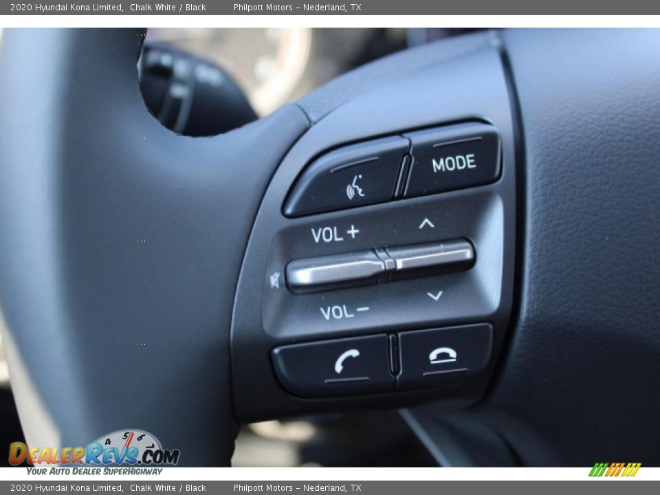 2020 Hyundai Kona Limited Chalk White / Black Photo #12