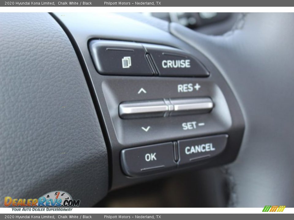 2020 Hyundai Kona Limited Chalk White / Black Photo #13