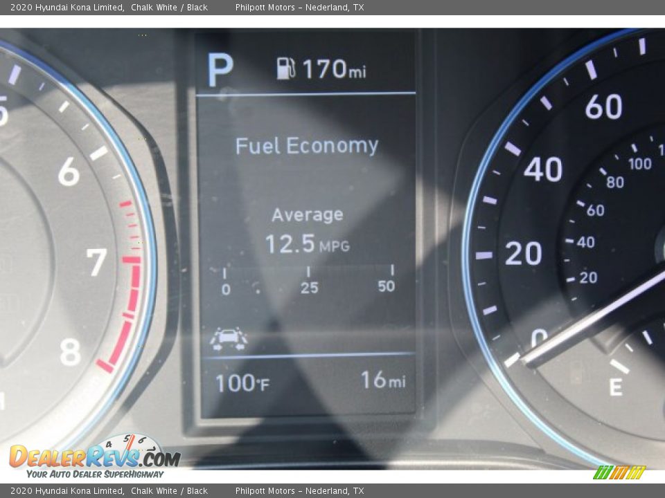 2020 Hyundai Kona Limited Chalk White / Black Photo #15