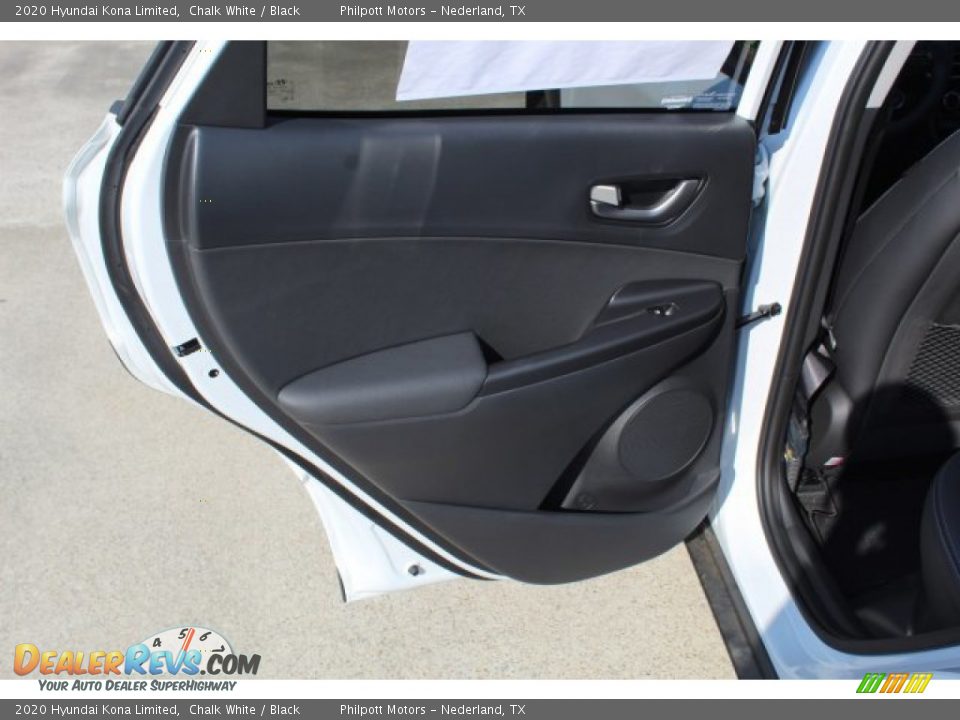 2020 Hyundai Kona Limited Chalk White / Black Photo #20