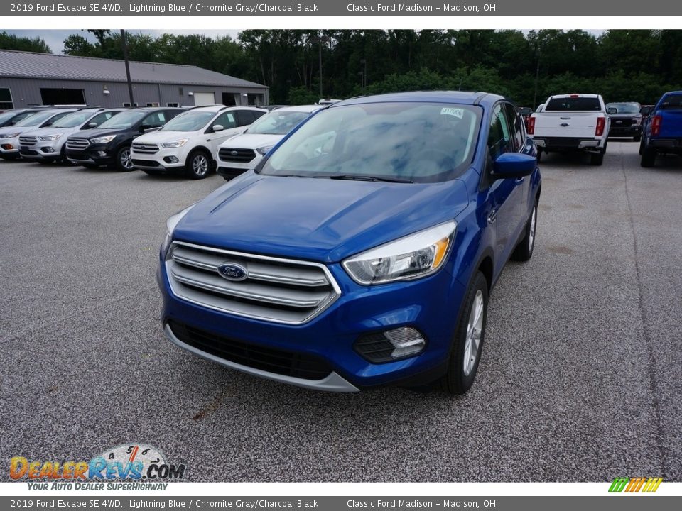 2019 Ford Escape SE 4WD Lightning Blue / Chromite Gray/Charcoal Black Photo #1