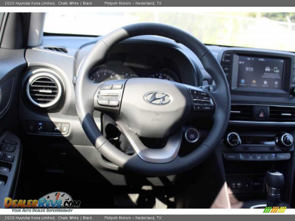 2020 Hyundai Kona Limited Chalk White / Black Photo #23