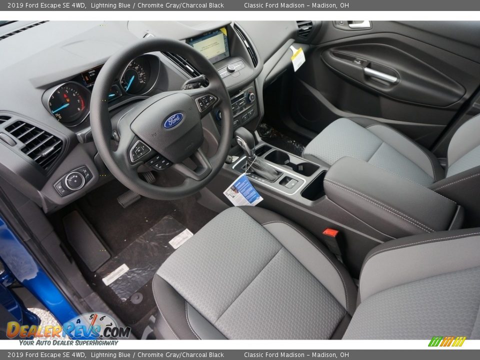2019 Ford Escape SE 4WD Lightning Blue / Chromite Gray/Charcoal Black Photo #4