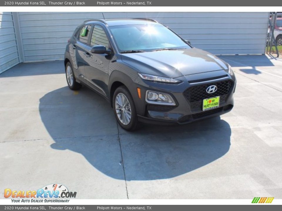 2020 Hyundai Kona SEL Thunder Gray / Black Photo #2