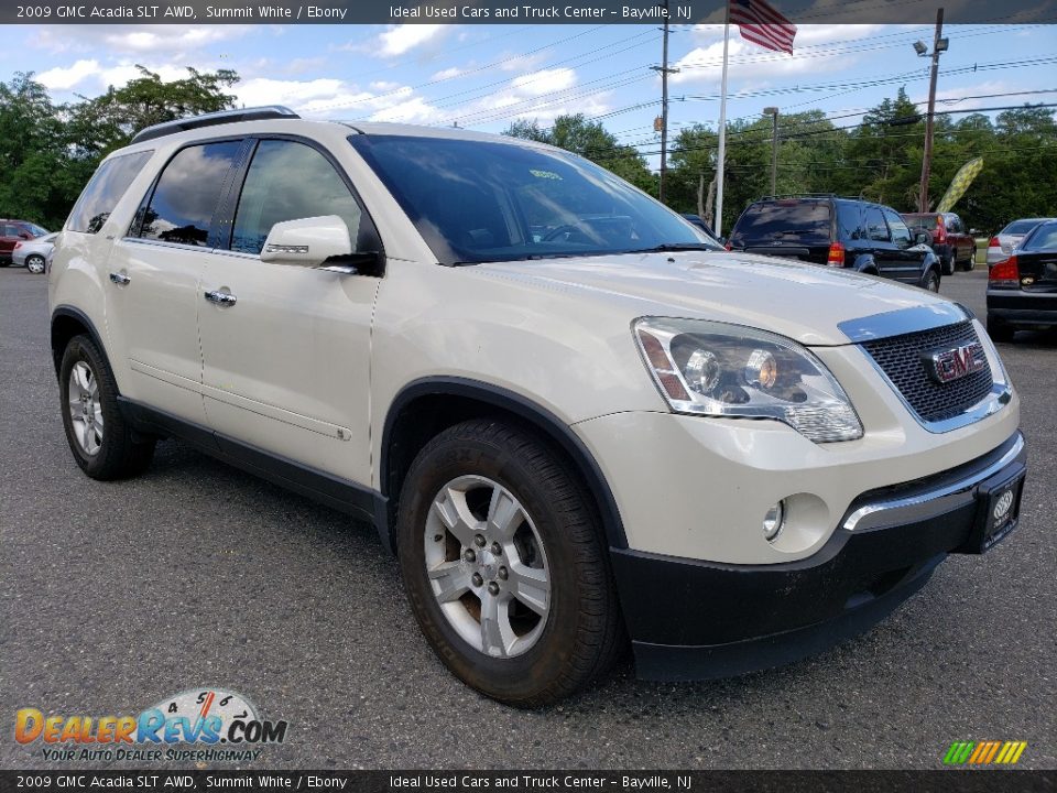 2009 GMC Acadia SLT AWD Summit White / Ebony Photo #1