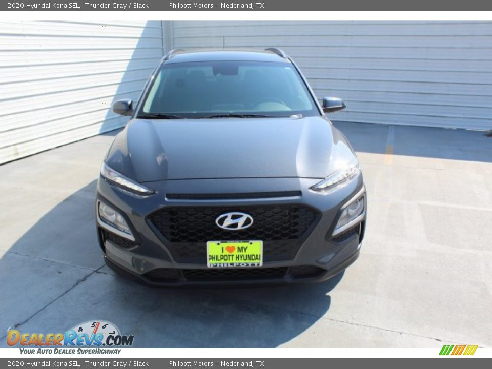 2020 Hyundai Kona SEL Thunder Gray / Black Photo #3