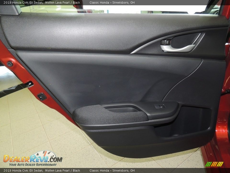 2019 Honda Civic EX Sedan Molten Lava Pearl / Black Photo #10
