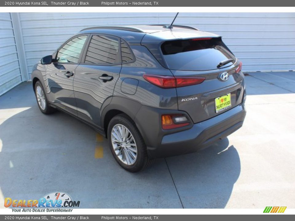 2020 Hyundai Kona SEL Thunder Gray / Black Photo #6