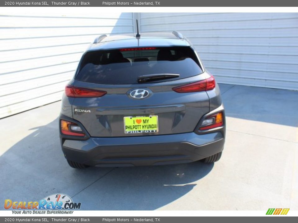 2020 Hyundai Kona SEL Thunder Gray / Black Photo #7