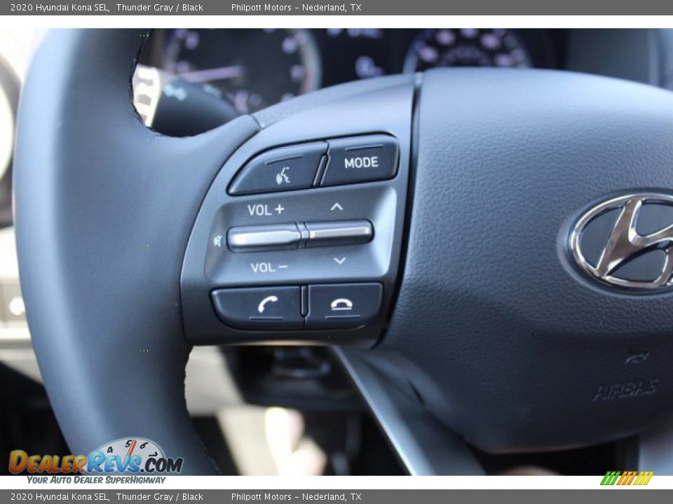 2020 Hyundai Kona SEL Thunder Gray / Black Photo #10