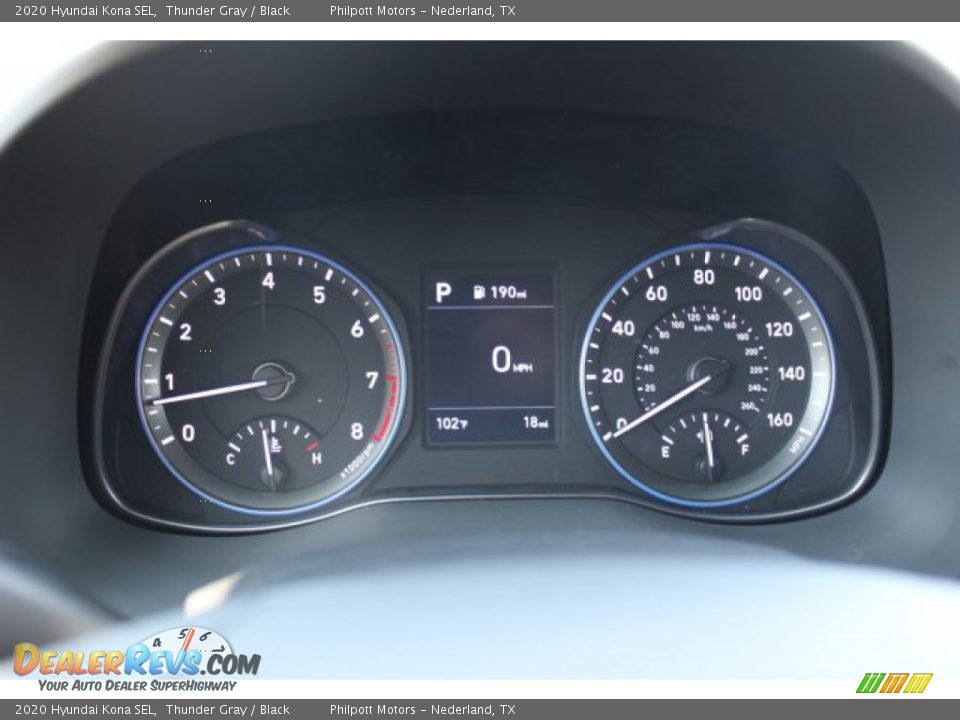 2020 Hyundai Kona SEL Thunder Gray / Black Photo #12