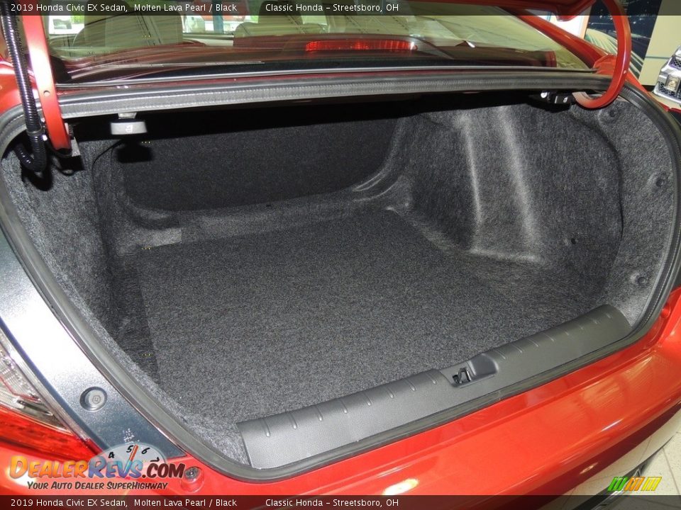 2019 Honda Civic EX Sedan Molten Lava Pearl / Black Photo #19