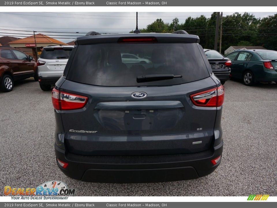2019 Ford EcoSport SE Smoke Metallic / Ebony Black Photo #3