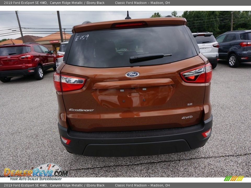 2019 Ford EcoSport SE 4WD Canyon Ridge Metallic / Ebony Black Photo #3
