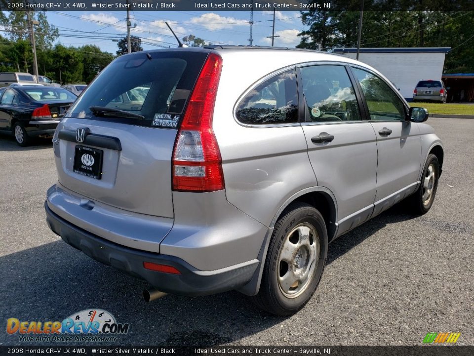 2008 Honda CR-V LX 4WD Whistler Silver Metallic / Black Photo #5