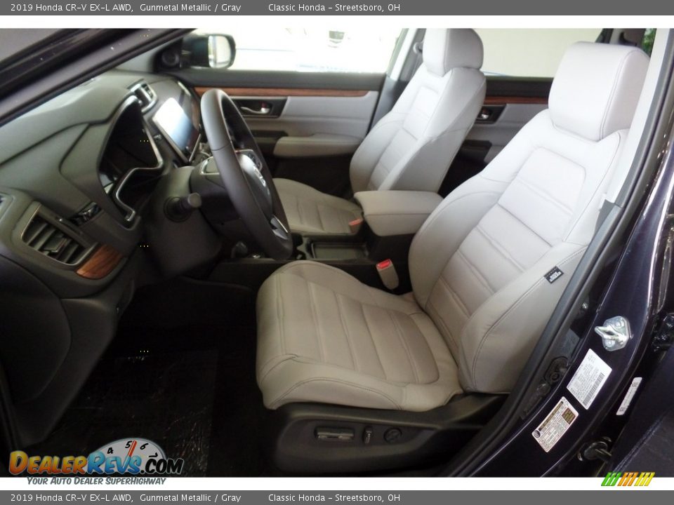 2019 Honda CR-V EX-L AWD Gunmetal Metallic / Gray Photo #8