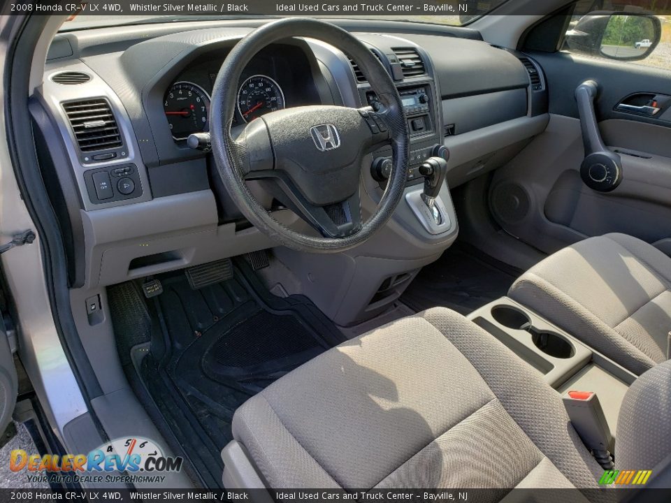 2008 Honda CR-V LX 4WD Whistler Silver Metallic / Black Photo #14