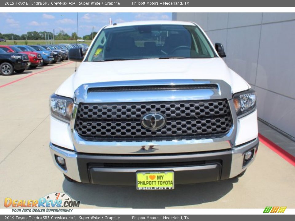 2019 Toyota Tundra SR5 CrewMax 4x4 Super White / Graphite Photo #3